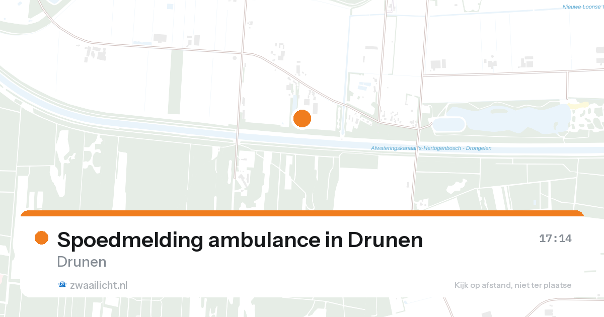 Spoedmelding ambulance in Drunen — 27 aug 2026