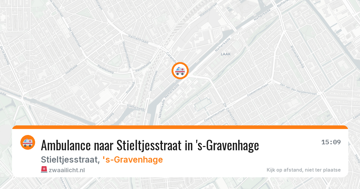 Ambulance naar Stieltjesstraat in 's-Gravenhage — 11 aug 2026