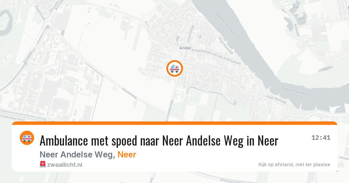 Ambulance met spoed naar Neer Andelse Weg in Neer — 29 jan 2026