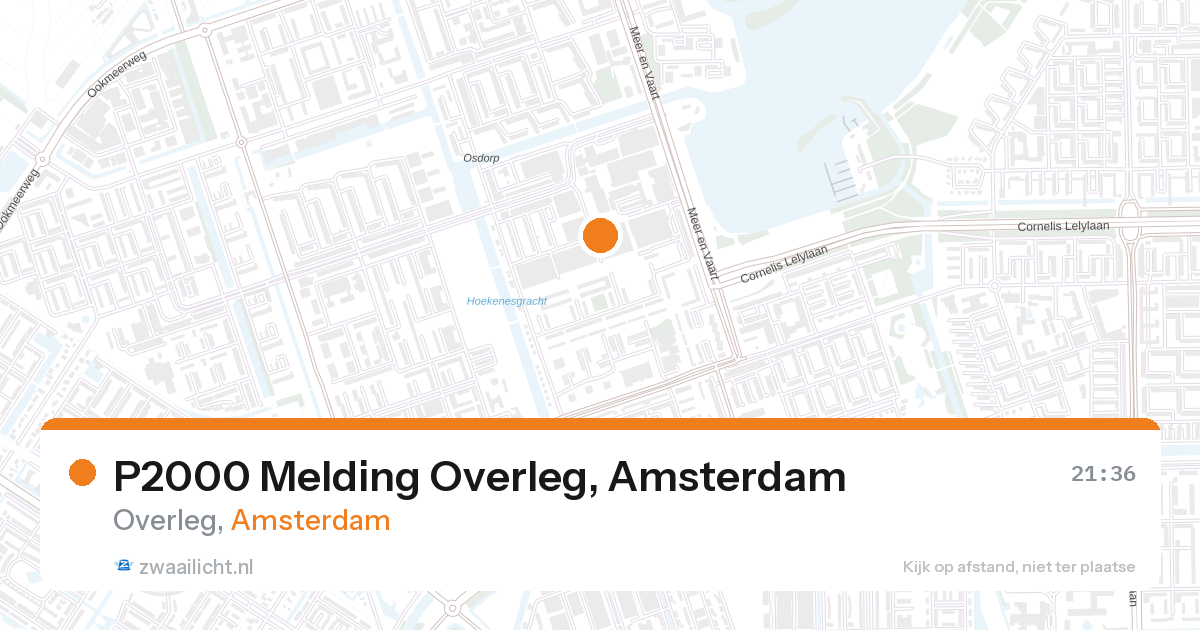 P2000 Melding Overleg, Amsterdam — 27 aug 2026