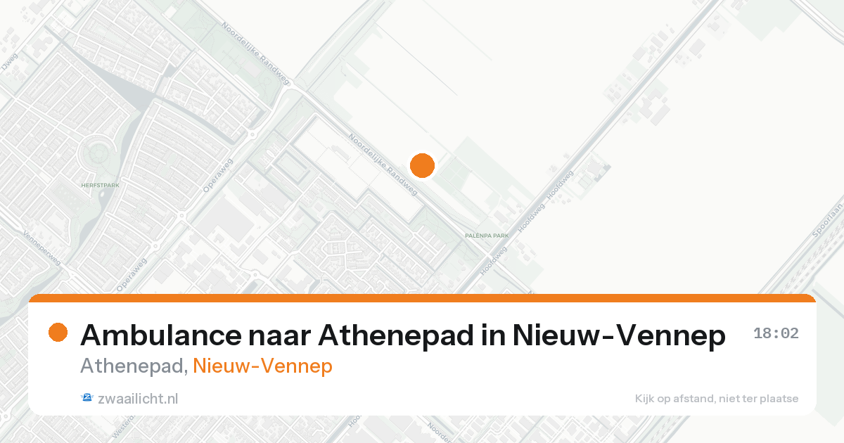 Ambulance naar Athenepad in Nieuw-Vennep — 27 mei 2026