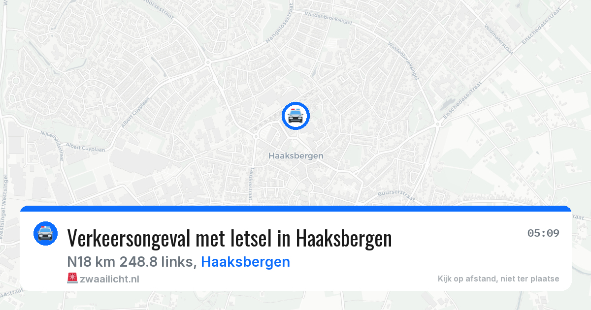 Verkeersongeval met letsel in Haaksbergen — 3 apr 2026