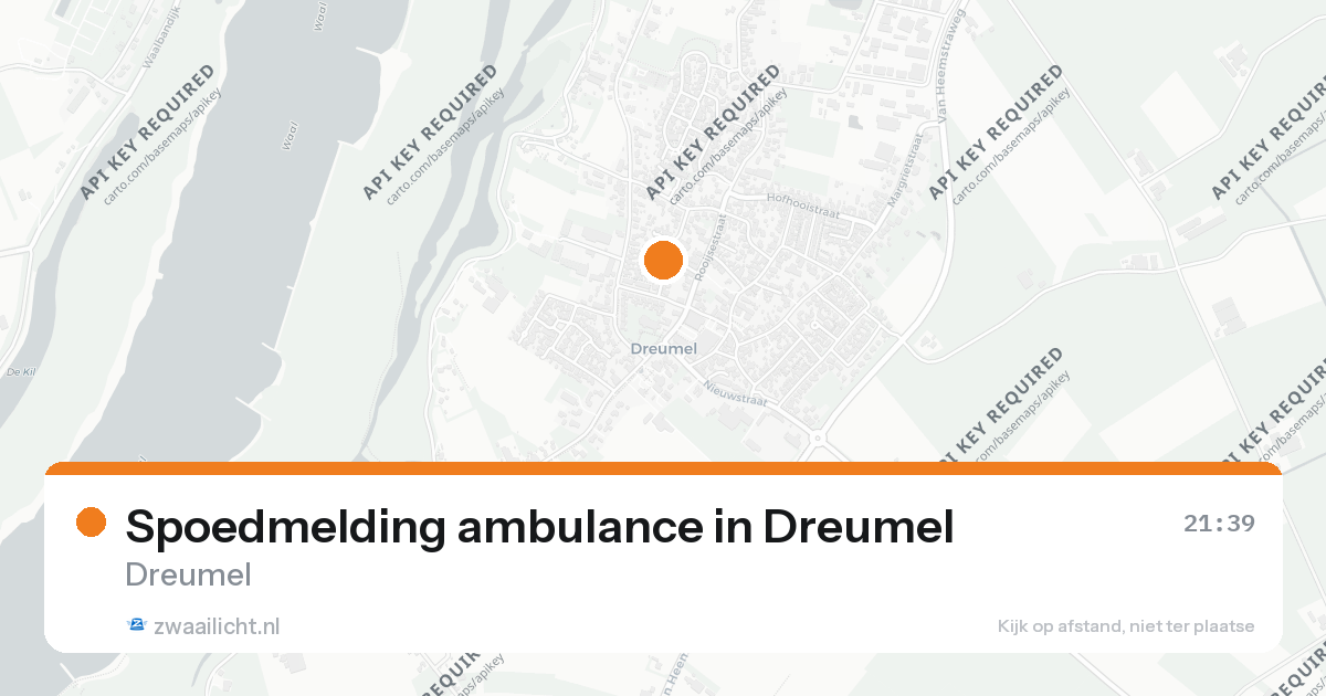 Spoedmelding ambulance in Dreumel — 31 jan 2026