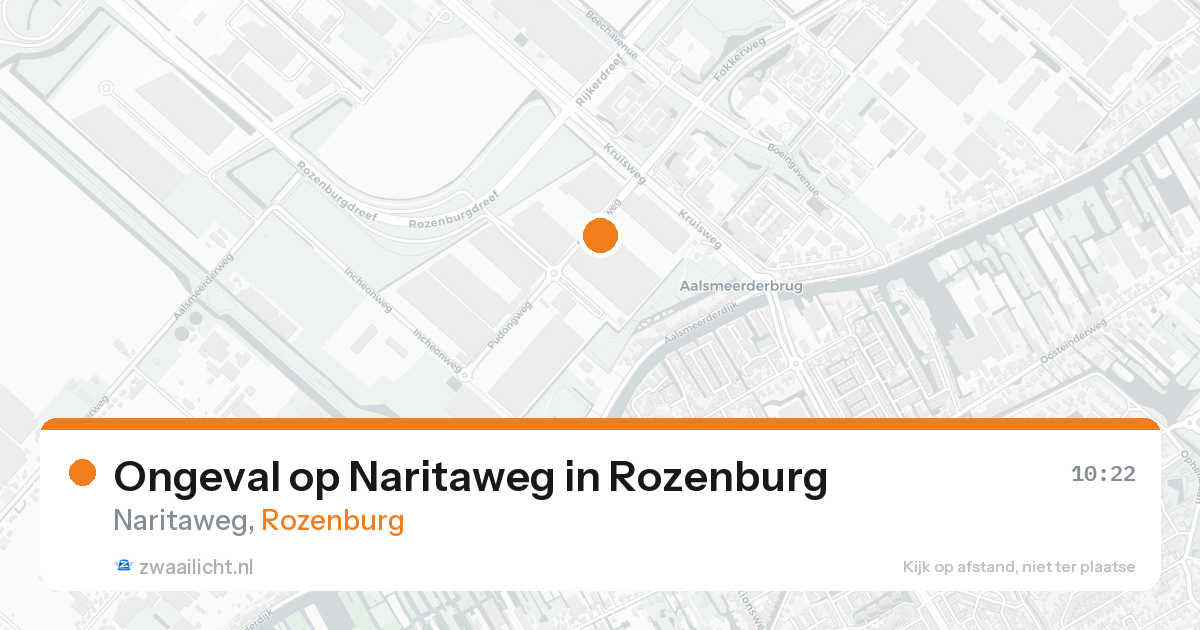 Ongeval op Naritaweg in Rozenburg — 3 jun 2026
