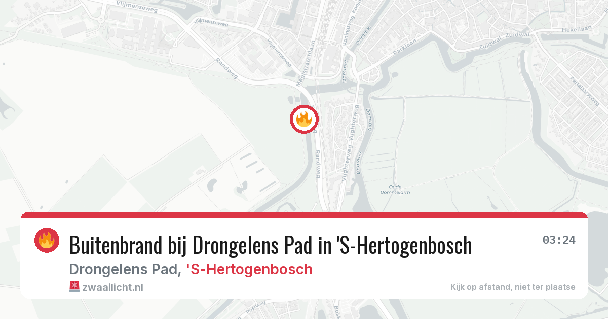 Buitenbrand bij Drongelens Pad in 'S-Hertogenbosch — 30 apr 2026