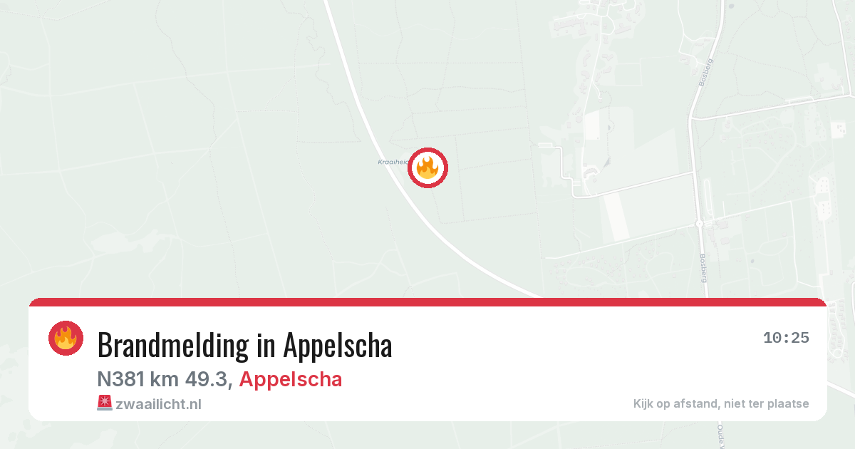 Brandmelding in Appelscha — 11 aug 2026
