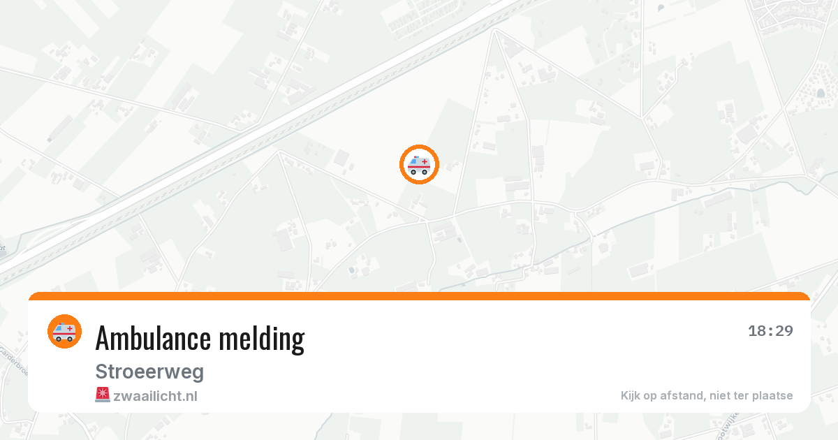 Ambulance melding — 22 apr 2026