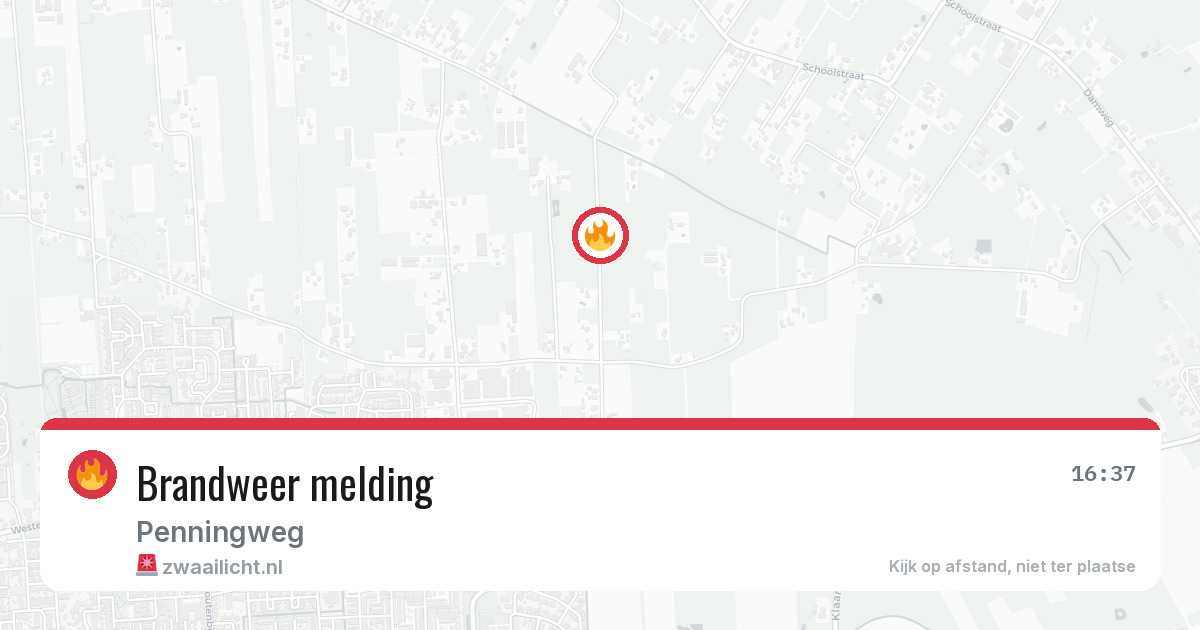 Brandweer melding — 23 jun 2026