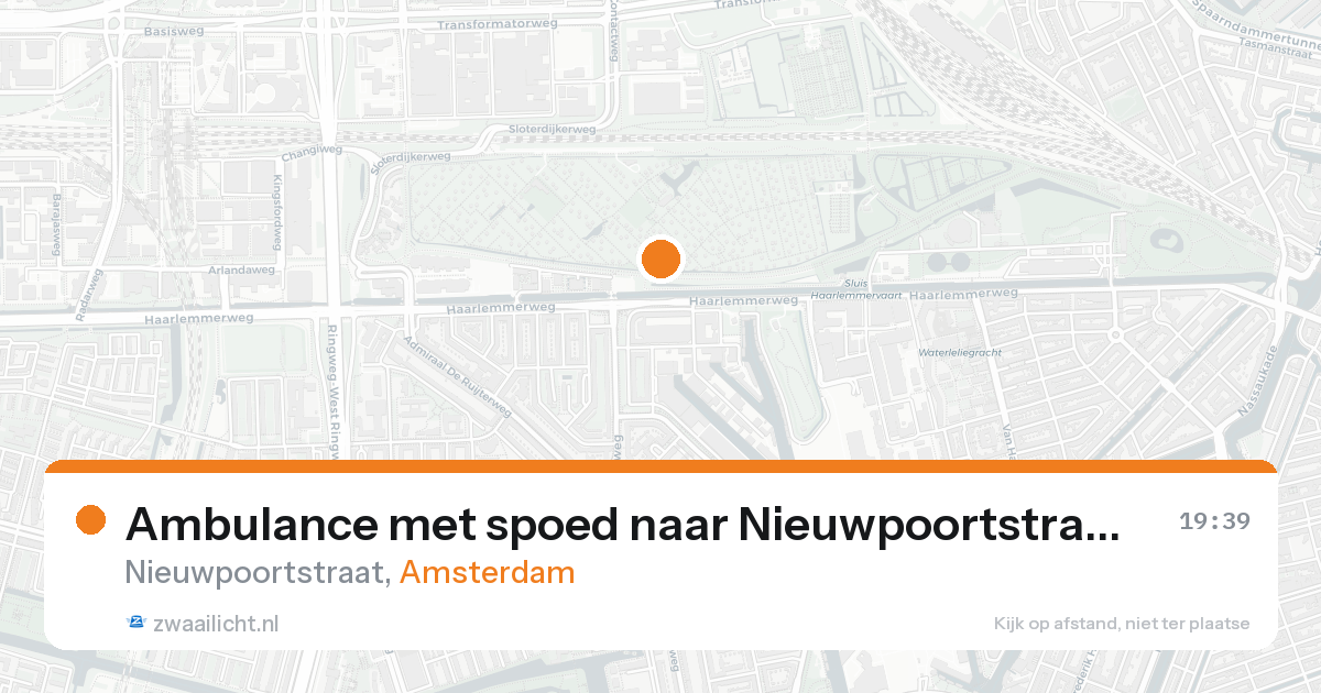 Ambulance met spoed naar Nieuwpoortstraat in Amsterdam — 7 feb 2026
