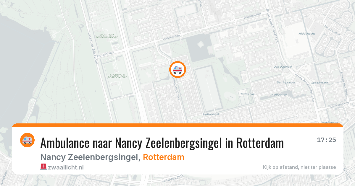 Ambulance naar Nancy Zeelenbergsingel in Rotterdam — 10 mrt 2026