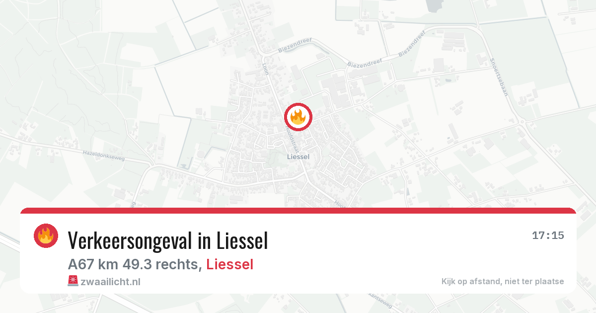Verkeersongeval in Liessel — 4 feb 2026