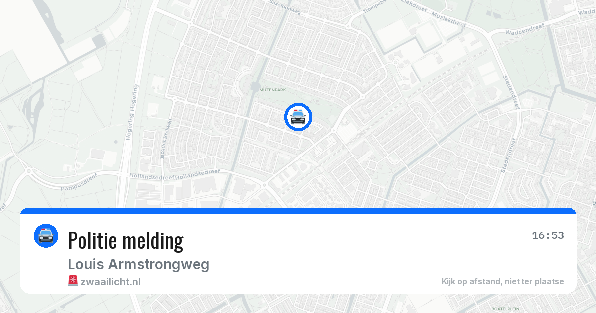 Politie melding — 26 jun 2026