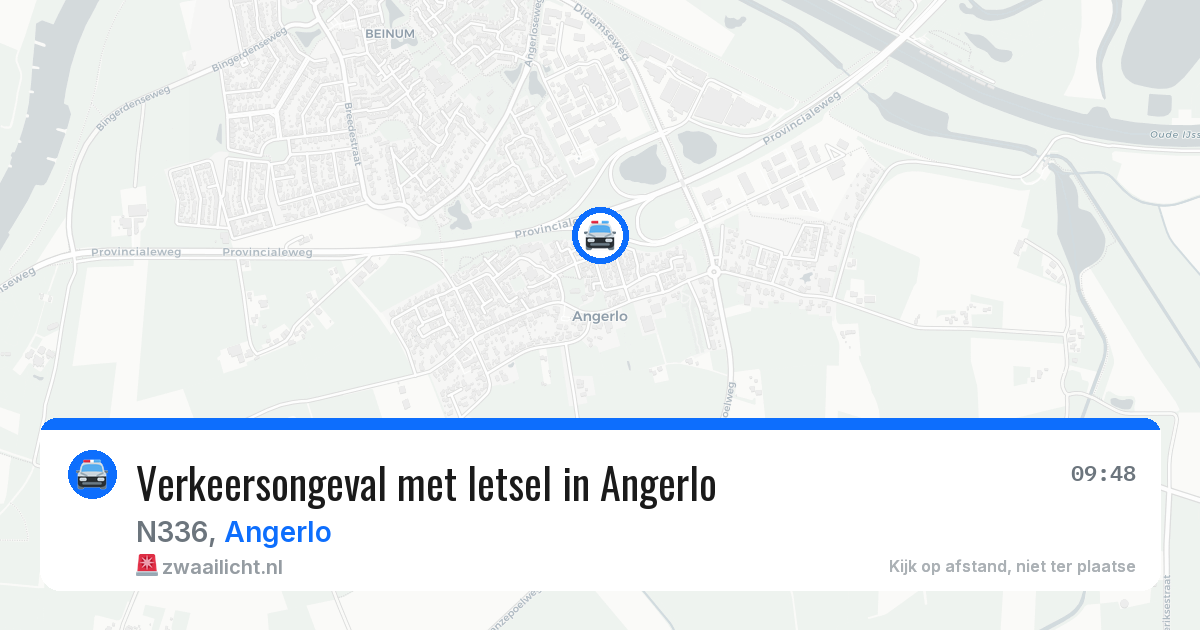 Verkeersongeval met letsel in Angerlo — 12 jun 2026