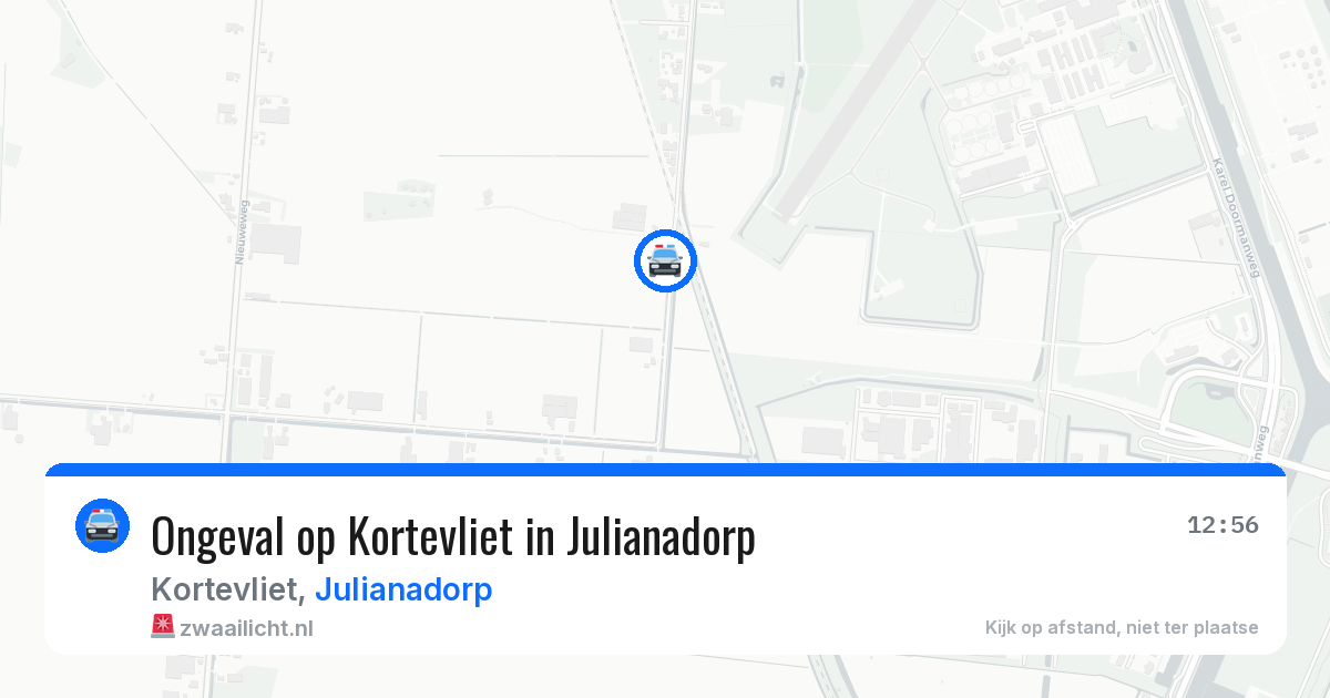 Ongeval op Kortevliet in Julianadorp — 30 apr 2026