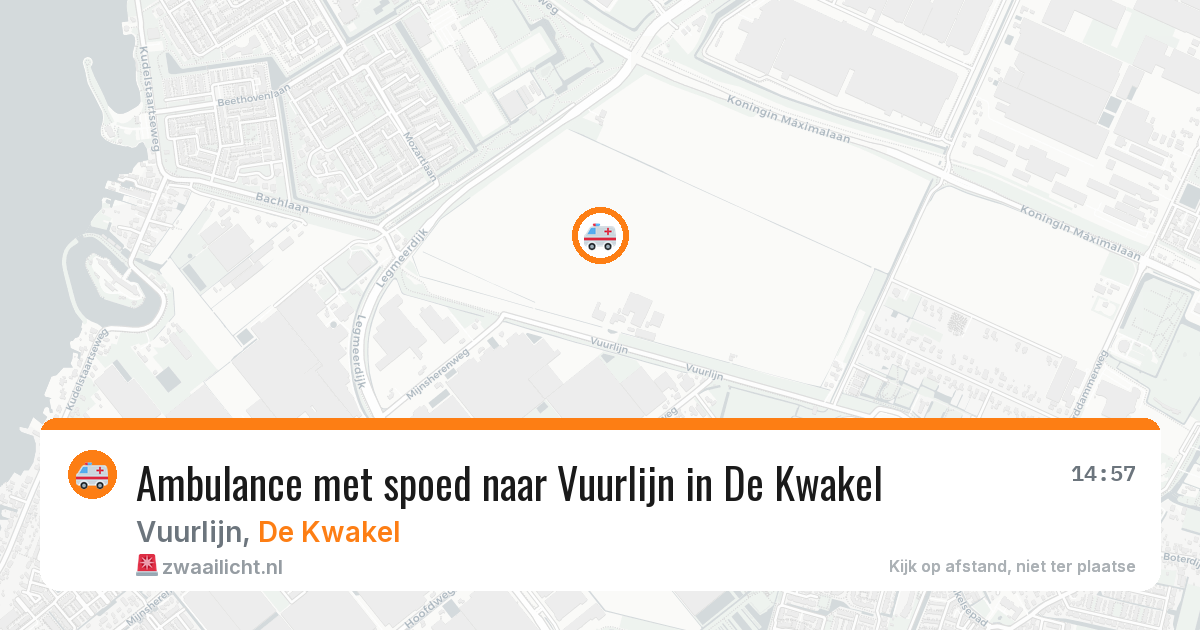 Ambulance met spoed naar Vuurlijn in De Kwakel — 5 aug 2026