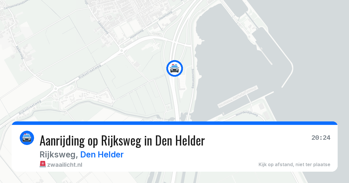 Aanrijding op Rijksweg in Den Helder — 28 mei 2026