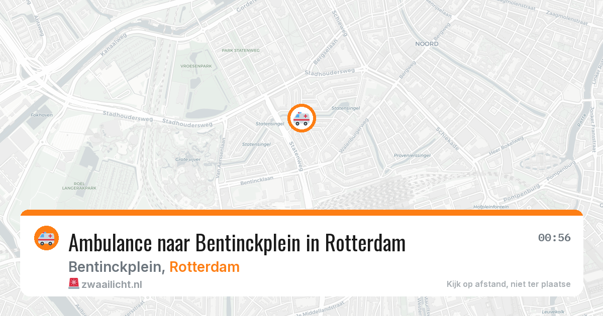 Ambulance naar Bentinckplein in Rotterdam — 30 jul 2026