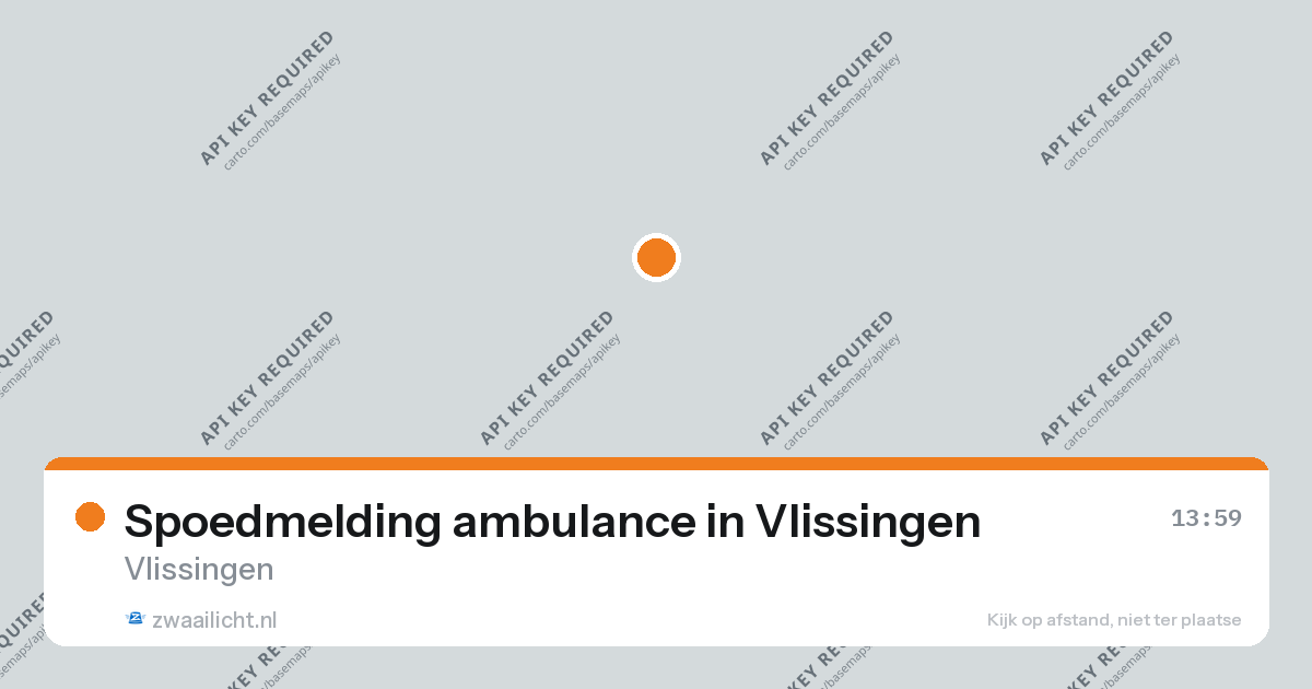 Spoedmelding ambulance in Vlissingen — 26 aug 2026