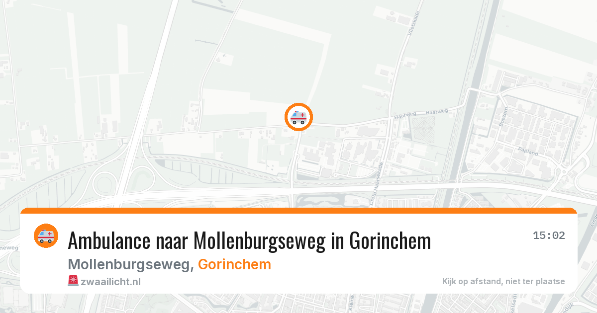 Ambulance naar Mollenburgseweg in Gorinchem — 4 jun 2026