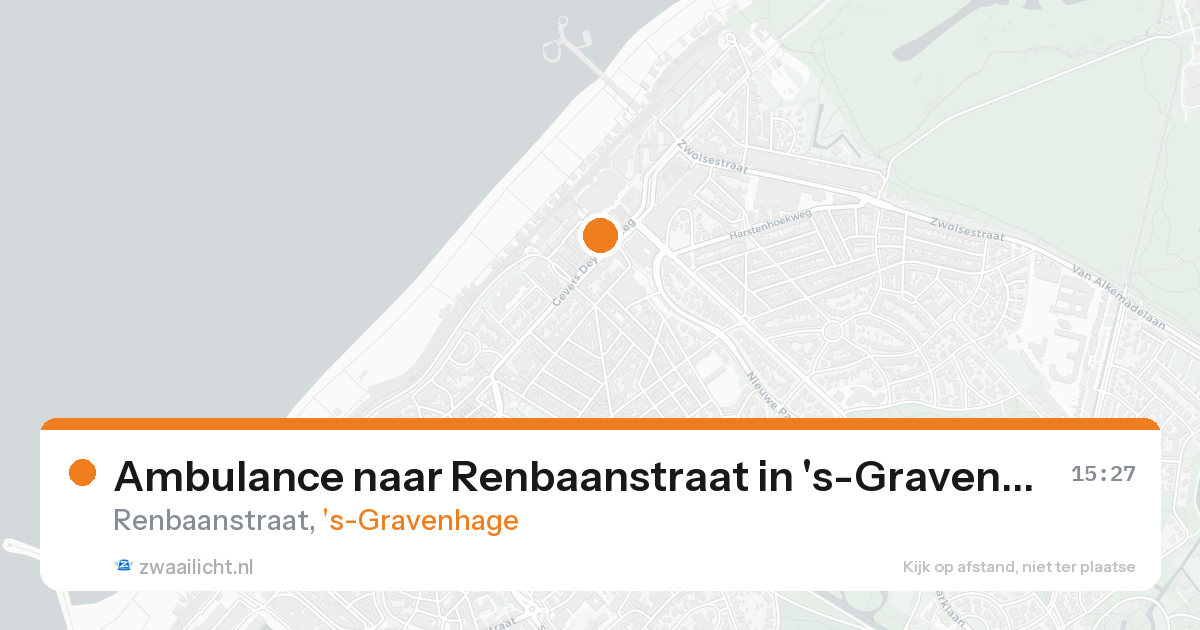 Ambulance naar Renbaanstraat in 's-Gravenhage — 31 jan 2026