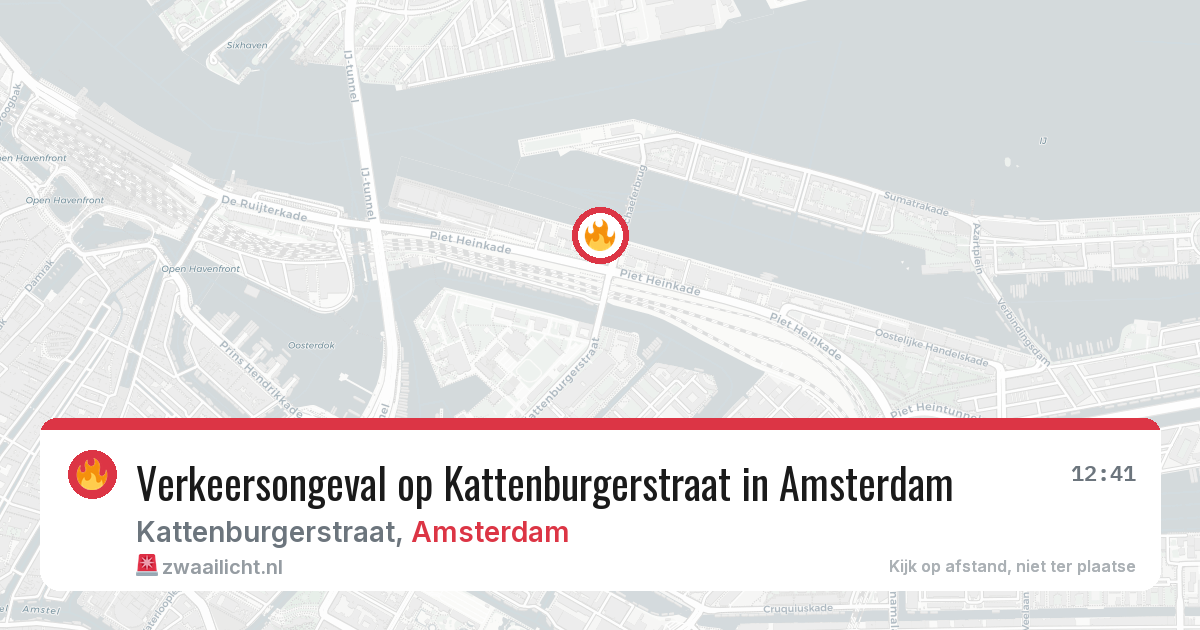 Verkeersongeval op Kattenburgerstraat in Amsterdam — 7 apr 2026