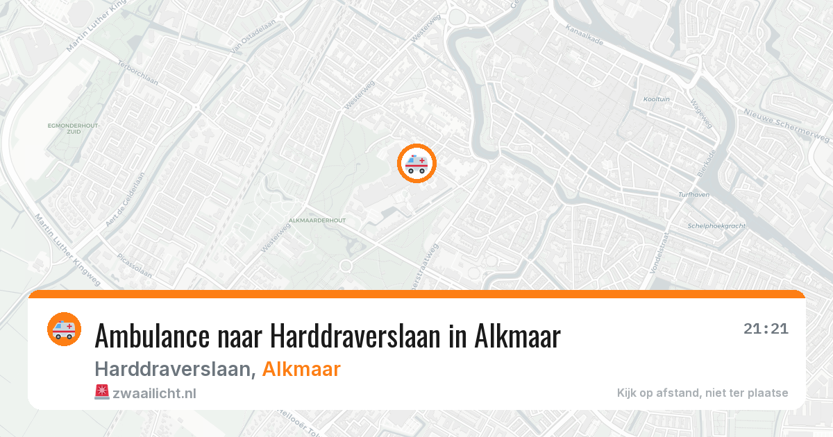 Ambulance naar Harddraverslaan in Alkmaar — 24 jun 2026