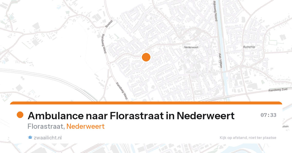 Ambulance naar Florastraat in Nederweert — 26 aug 2026