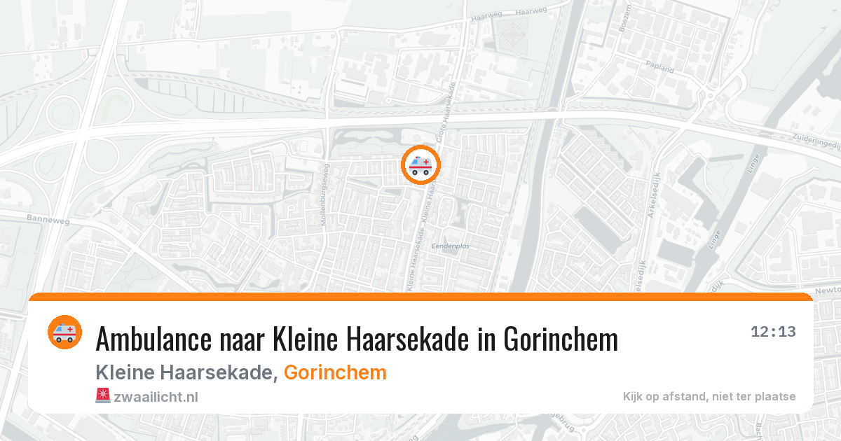 Ambulance naar Kleine Haarsekade in Gorinchem — 29 jan 2026
