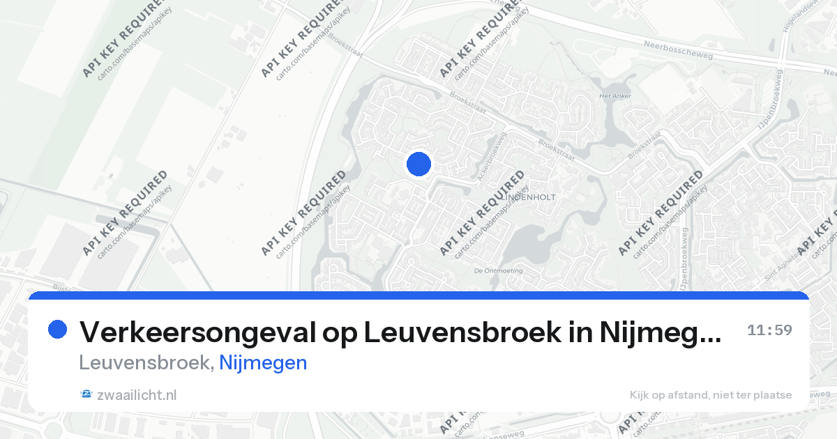 Verkeersongeval op Leuvensbroek in Nijmegen — 26 aug 2026