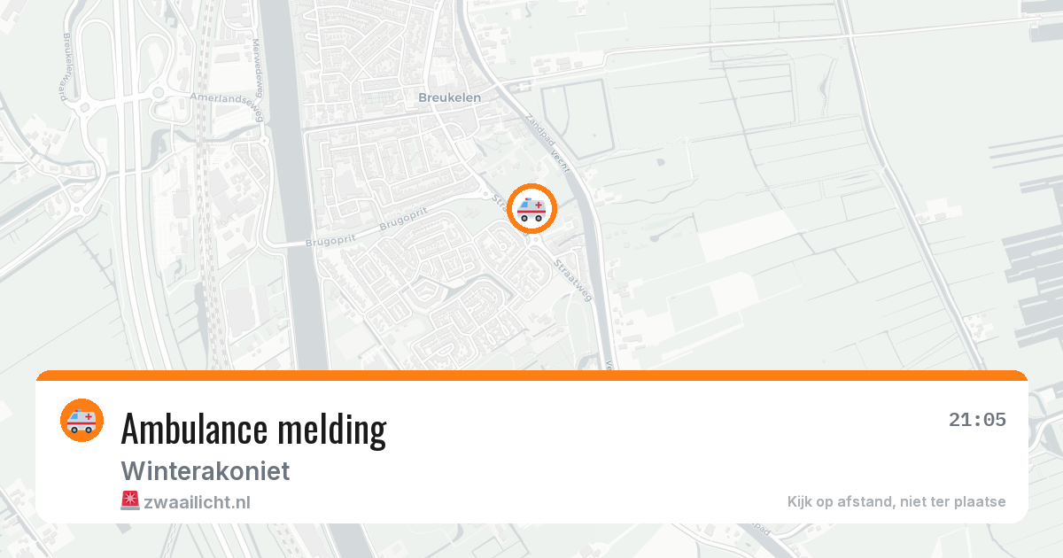 Ambulance melding — 6 apr 2026