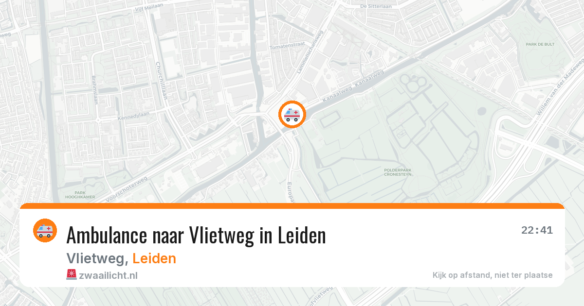 Ambulance naar Vlietweg in Leiden — 17 jan 2026
