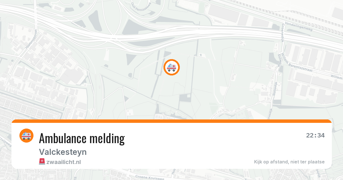 Ambulance melding — 1 aug 2026
