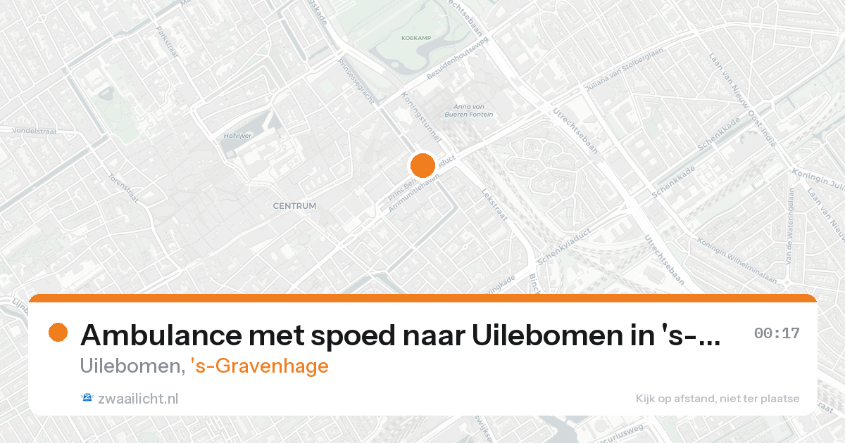 Ambulance met spoed naar Uilebomen in 's-Gravenhage — 30 jan 2026