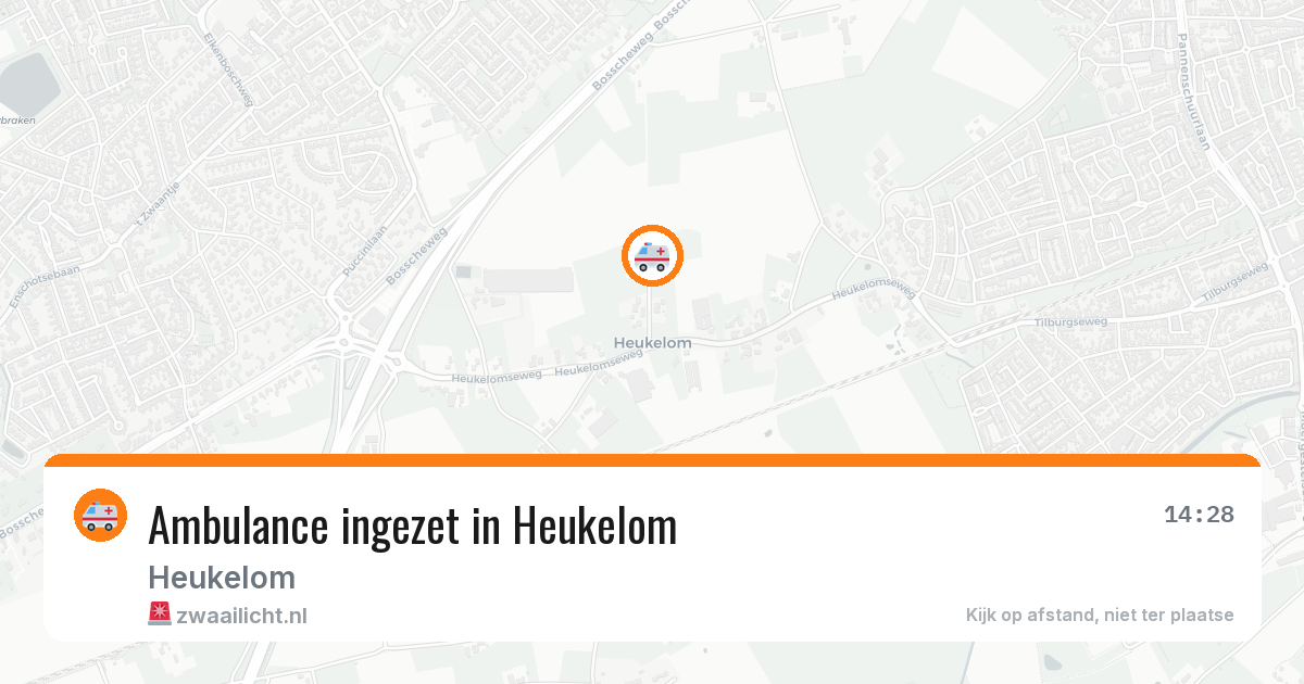 Ambulance ingezet in Heukelom — 2 aug 2026