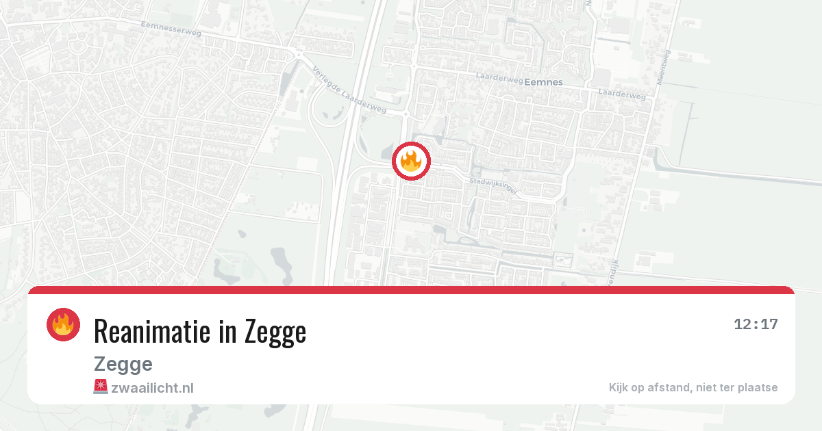 Reanimatie in Zegge — 22 jun 2026