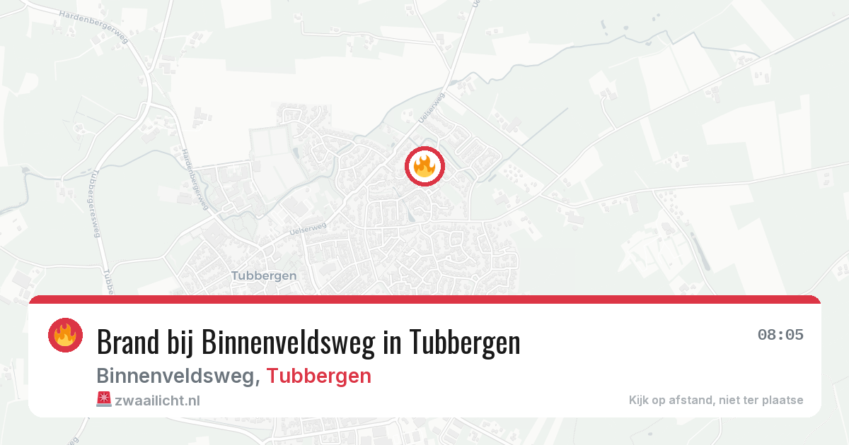 Brand bij Binnenveldsweg in Tubbergen — 20 jun 2026
