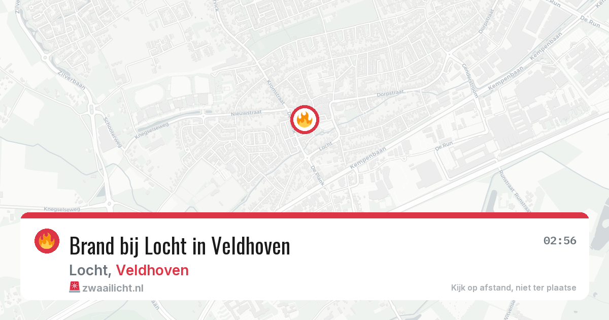 Brand bij Locht in Veldhoven — 10 apr 2026