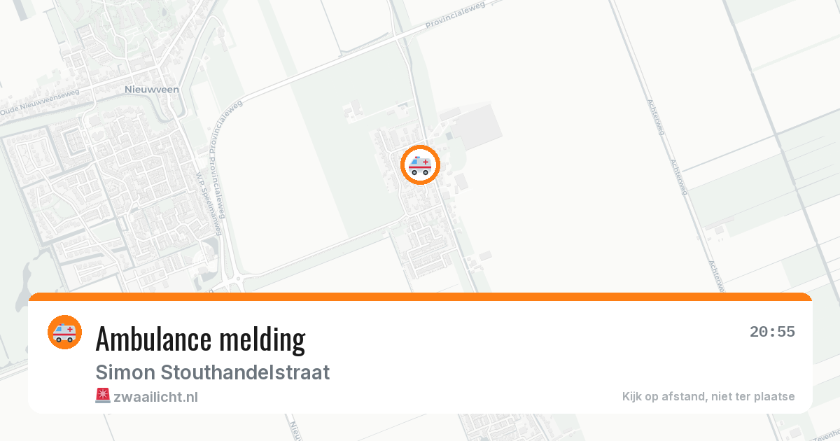 Ambulance melding — 23 mei 2026