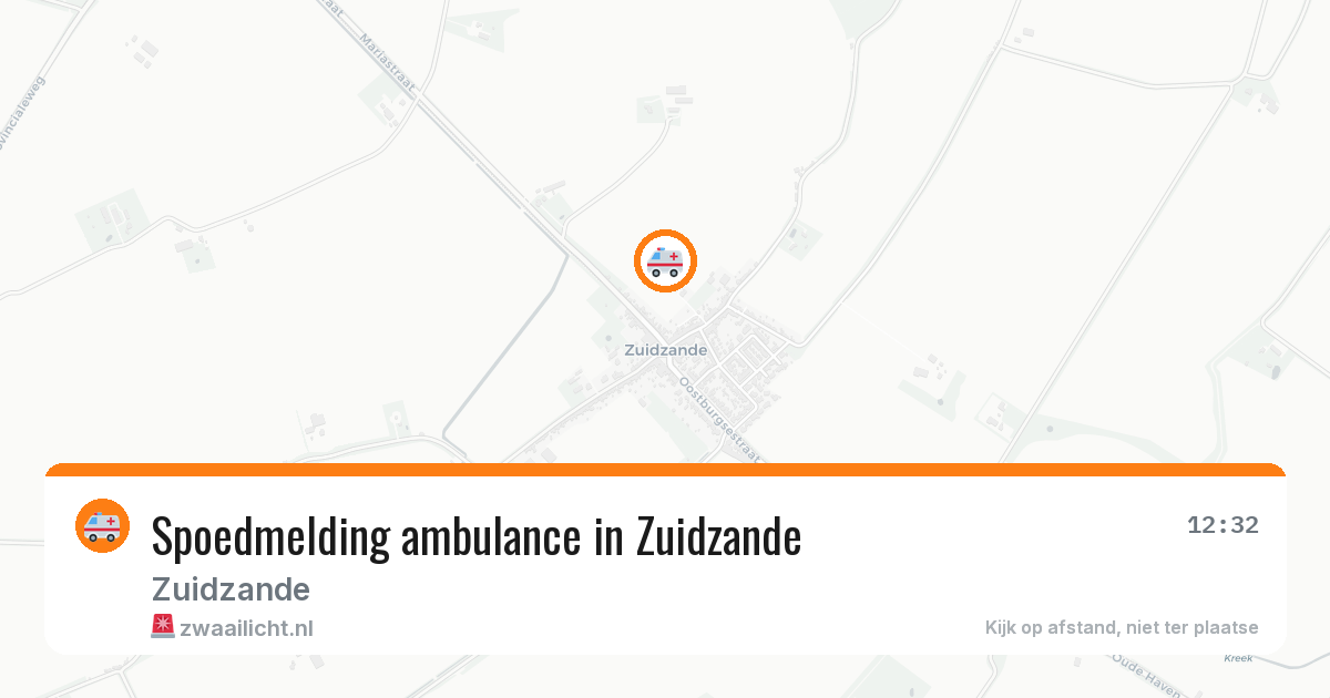 Spoedmelding ambulance in Zuidzande — 11 jun 2026
