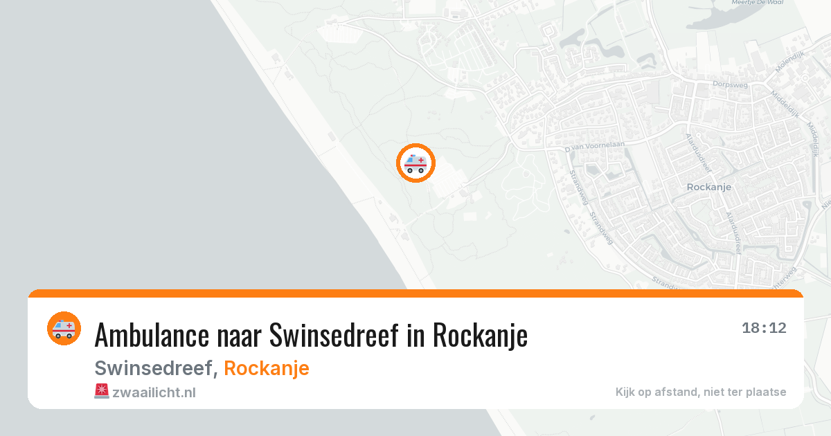Ambulance naar Swinsedreef in Rockanje — 26 jun 2026