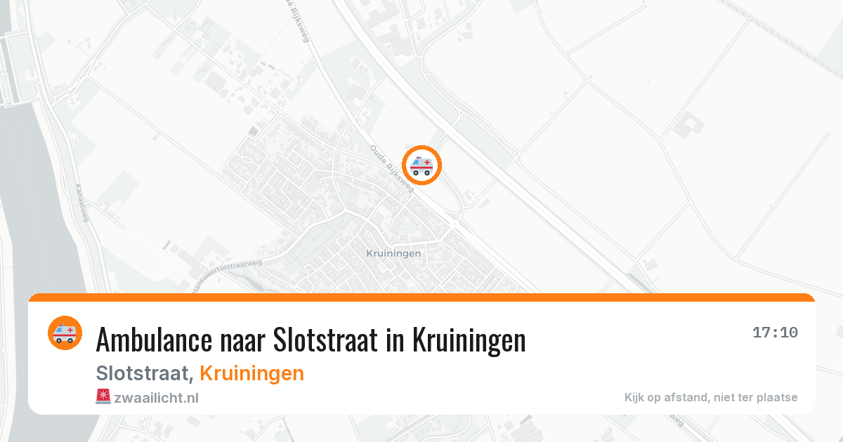 Ambulance naar Slotstraat in Kruiningen — 4 mrt 2026