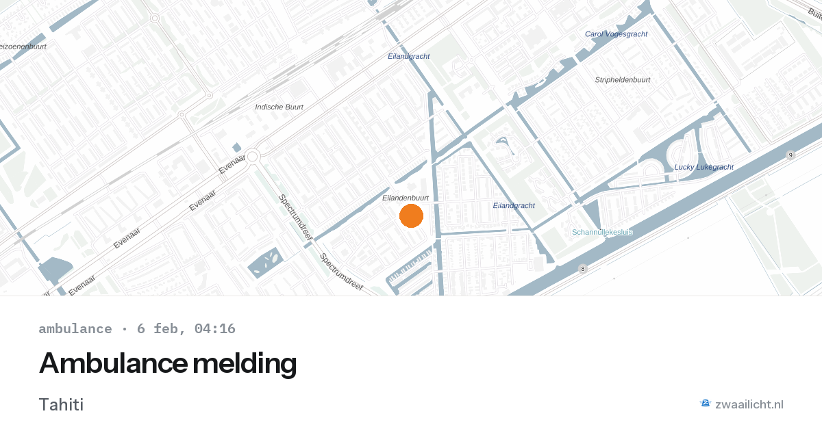 Ambulance melding — 6 feb 2026