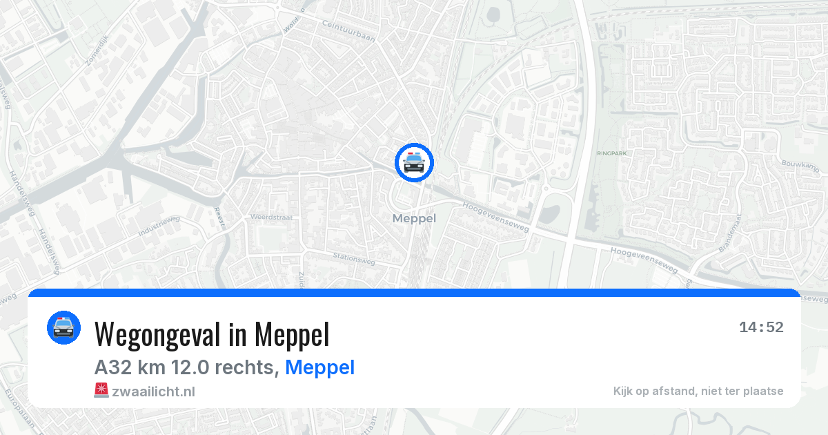 Wegongeval in Meppel — 24 jun 2026