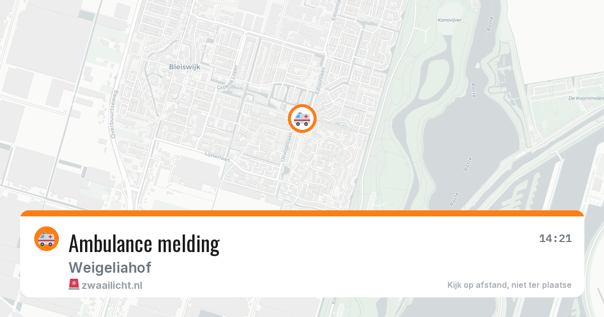 Ambulance melding — 5 apr 2026