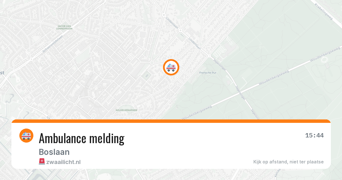 Ambulance melding — 2 mei 2026