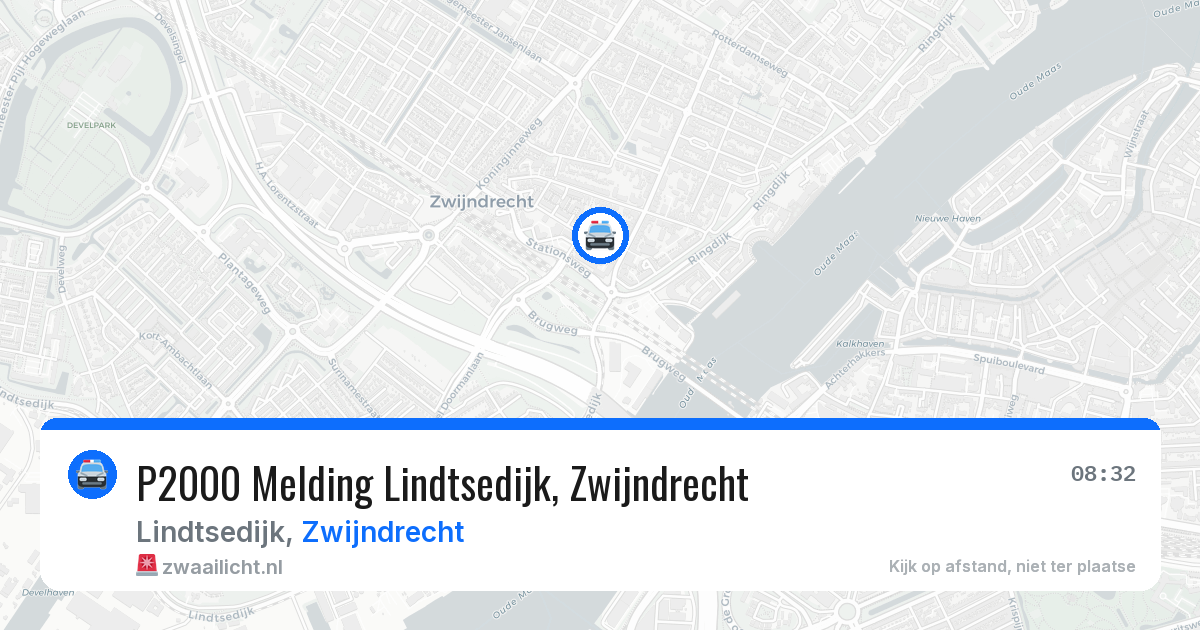 P2000 Melding Lindtsedijk, Zwijndrecht — 30 jun 2026