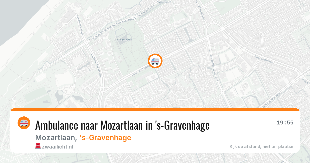 Ambulance naar Mozartlaan in 's-Gravenhage — 11 aug 2026