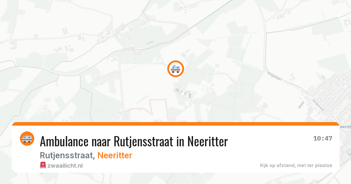 Ambulance naar Rutjensstraat in Neeritter — 25 feb 2026