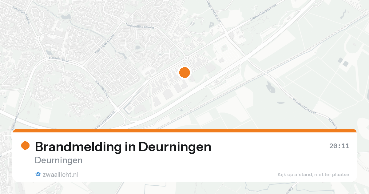 Brandmelding in Deurningen — 16 aug 2026