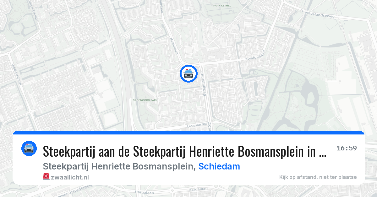 Steekpartij aan de Steekpartij Henriette Bosmansplein in Schiedam — 10 jun 2026